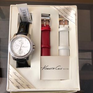 Kenneth Cole Watch and Bands set.